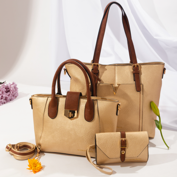 Set De 3 Cartera 5038