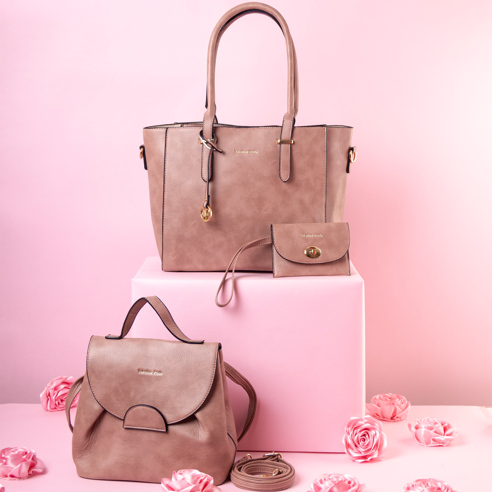 Set De 3 Cartera 5203