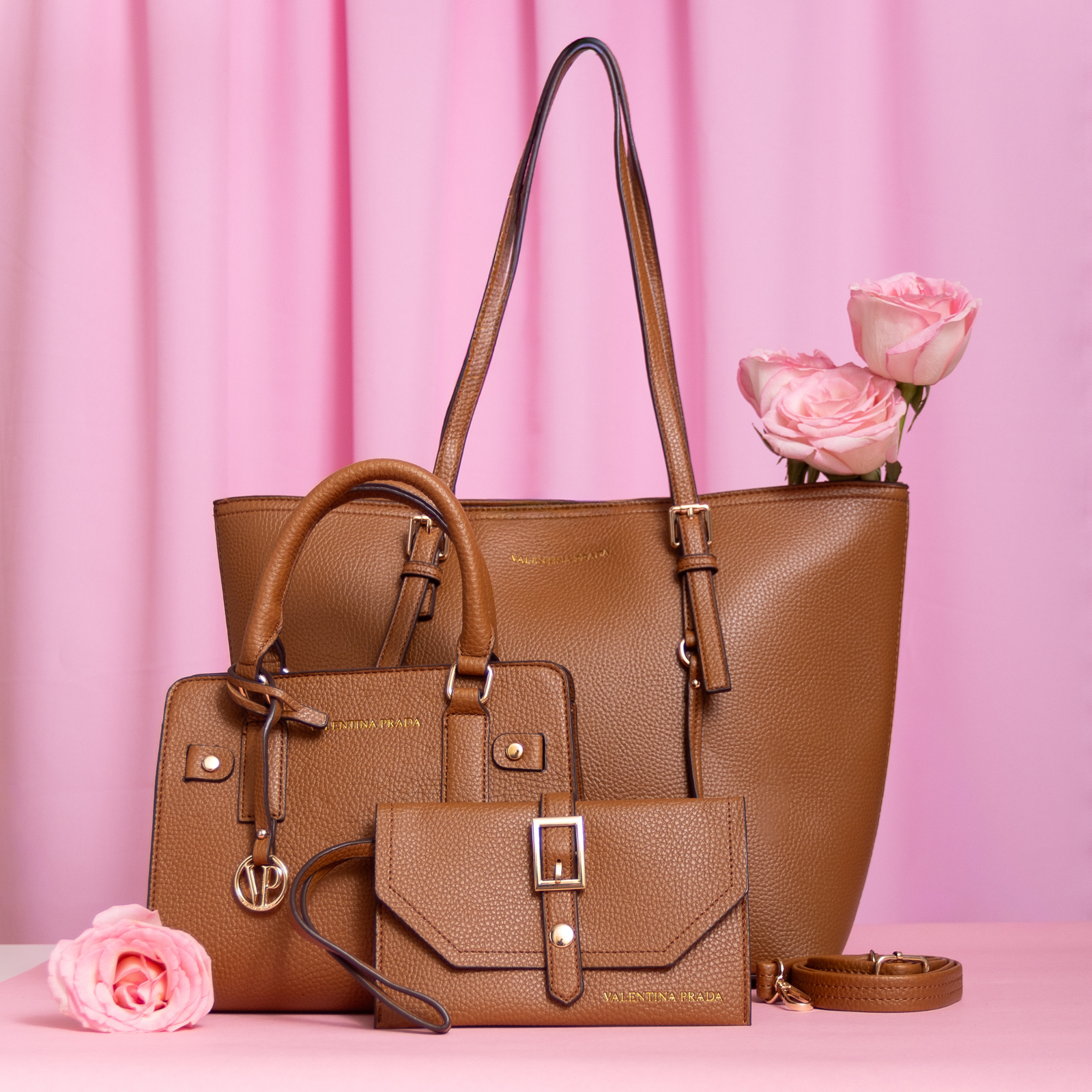 Set De 3 Cartera 1985